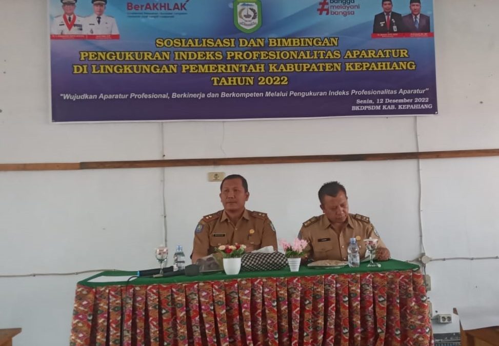 BKDPSDM Kabupaten Kepahiang Adakan Sosialisasi dan Bimbingan Teknis Pengukuran Indeks Profesionalitas ASN